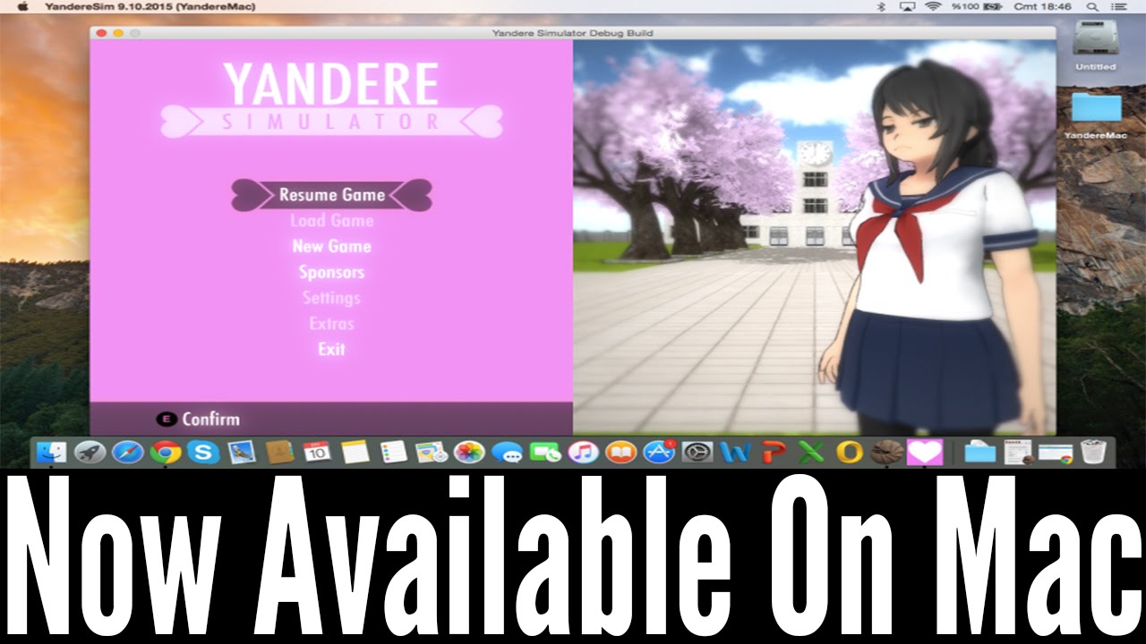 Yandere simulator download mac os